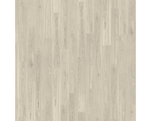 Laminatboden in heller Eichenoptik mit natürlicher Holzmaserung.