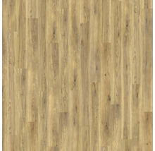 Laminatboden in Eichenoptik mit natürlicher Holzmaserung und Ästen.