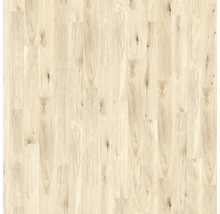 Parkettboden im Schiffsboden-Design mit Holzmaserung und sichtbaren Astanteilen.