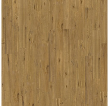 Bodenbelag in Eichenoptik mit authentischer Holzmaserung und Astlöchern.