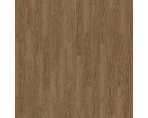 Bodenbelag in Holzoptik mit natürlicher Maserung und Astlöchern.