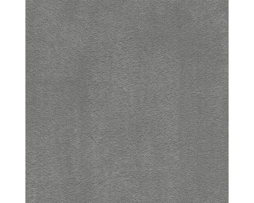 Nahaufnahme der Textur eines grauen Teppichbodens mit dichtem, kurzem Flor.