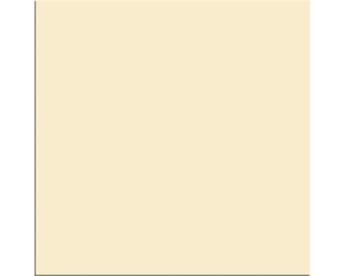 Quadratische Fliese in Beige mit glatter Oberfläche.