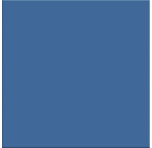 Quadratische Fliese in Blau.