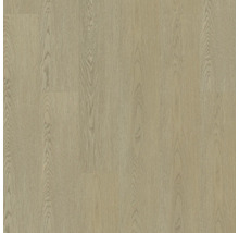 Laminatboden in Eichenoptik mit authentischer Holzmaserung.