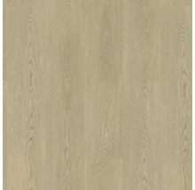 Laminatboden mit Holzmaserung in hellem Eiche-Design.