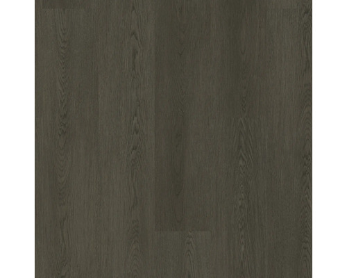 Laminatboden mit dunkler Holzoptik und Maserung.