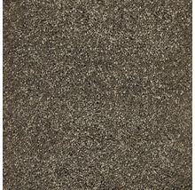 Nahaufnahme eines strukturierten Teppichbodens in melierter Optik.