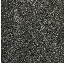 Strukturierter Teppichboden mit melierter Textur in Dunkelgrau.