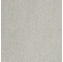 Nahaufnahme eines weichen, kurzflorigen Teppichbodens in Hellgrau