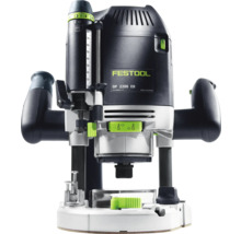 Festool Oberfräse OF 2200 EB für präzises Fräsen mit Tiefeneinstellung und ergonomischen Handgriffen.