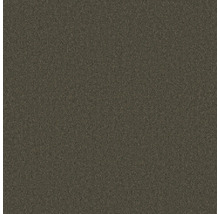 Dunkelbraune Teppichfliese mit feiner Rippenstruktur aus Textil.