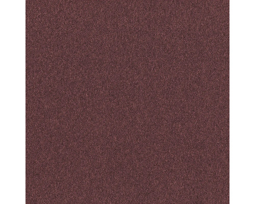 Nahaufnahme eines dunkelroten texturierten Teppichbodens mit feinem Flor.