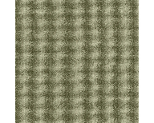 Schlingenteppich in Olivgrün, Nahaufnahme der fein strukturierten Oberfläche.