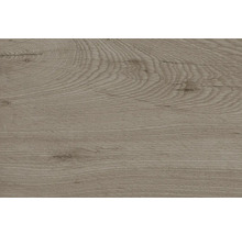 Detailansicht einer Holzstruktur mit sichtbarer Maserung und Astlöchern für Bodenbeläge oder Oberflächen.