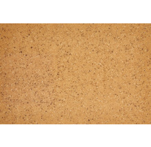 Nahaufnahme einer gesprenkelten Laminatoberfläche mit hellen und dunkelbraunen Punkten.