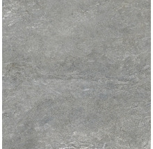 Graue Bodenfliese oder Wandfliese in Betonoptik mit matter strukturierter Oberfläche.