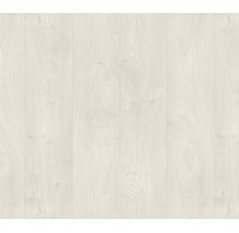 Laminatboden in heller Holzoptik mit feiner Maserung im Dielenformat