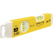 Stabila Wasserwaage Typ 70 TM, Länge 22 Zentimeter, magnetisch, mit zwei Libellen.