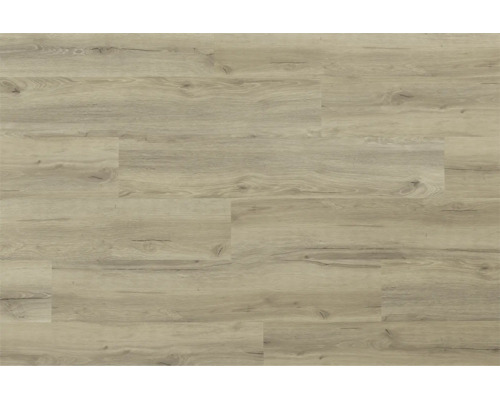 Laminatboden oder Vinylboden in Holzoptik mit Maserung und Astlöchern.