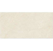 Feinsteinzeugfliese in Marmoroptik Beige mit dezenter Maserung.