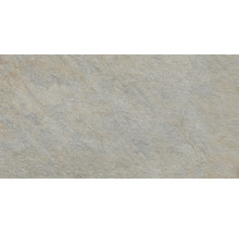 Oberfläche einer Fliese in Natursteinoptik mit strukturierter Textur.