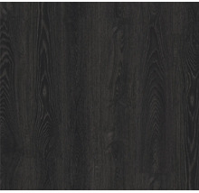 Dunkler Bodenbelag in Holzoptik mit ausgeprägter Maserung und Struktur.