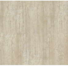 Vinylboden mit Steinoptik und strukturierter Oberfläche in hellem Beige