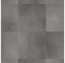 Quadratische Fliesen in Betonoptik mit matter Oberfläche.