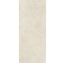 Feinsteinzeugfliese in Natursteinoptik, beige, matte strukturierte Oberfläche.