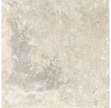 Feinsteinzeugfliese in Steinoptik, matt, strukturiert, beige-grau.