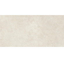 Feinsteinzeugfliese in Marmoroptik, beige.