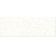 Nahaufnahme eines hellen Bodenbelags mit gesprenkeltem Terrazzo-Muster.