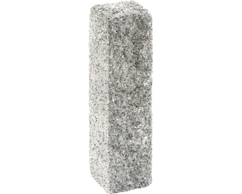 Granit-Palisade mit bruchrauer Oberfläche für die Garten- und Landschaftsgestaltung.