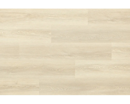 Heller Vinylboden mit naturgetreuer Holzoptik und Landhausdielen Struktur als Bodenbelag für Wohnräume