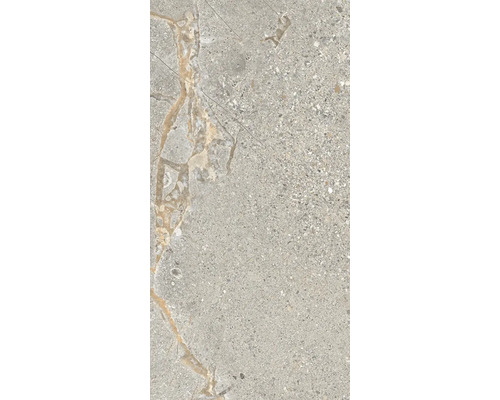 Feinsteinzeug Fliese mit Natursteinoptik in Beton Optik fuer Boden und Wand