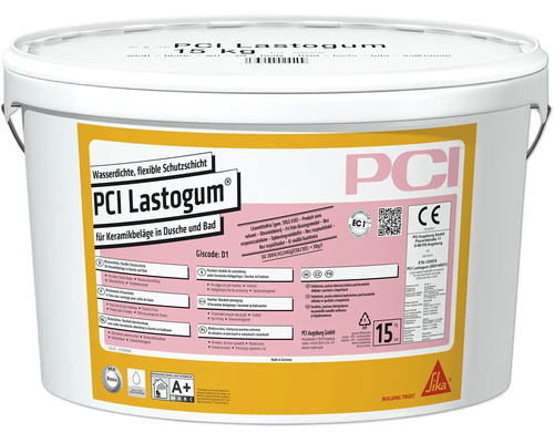 PCI Lastogum Abdichtung für Dusche und Bad im 15 Kilogramm Eimer