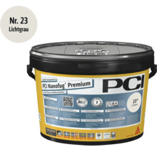 PCI Nanofug Premium Flexfugenmörtel in Lichtgrau Nummer 23 im Eimer für Fliesen und Naturstein