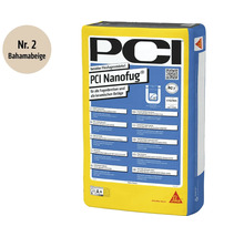 PCI Nanofug variabler Flexfugenmörtel in Bahamabeige, für alle Fugenbreiten und keramischen Beläge.