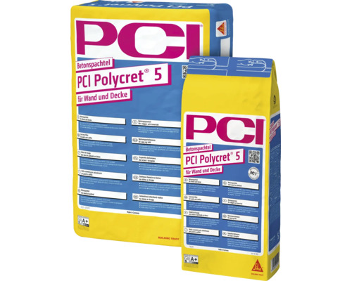 PCI Polycret 5 Betonspachtel für Wand und Decke zum Ausgleichen und Reparieren von Betonflächen