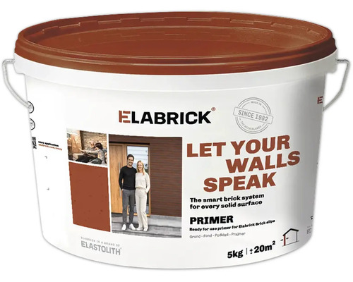 Eimer mit Elabrick Grundierung für Mauerwerkssysteme, 5 Kilogramm