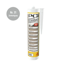 PCI Carraferm Silikon Dichtstoff Zementgrau 310 Milliliter Kartusche für Naturwerksteine