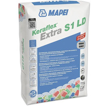 Mapei Keraflex Extra S1 LD Fliesenkleber Sack, zementärer, verformungsfähiger Verlegemörtel für keramische Beläge und Naturwerkstein.