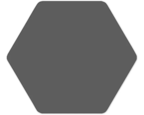 Grafisches Symbol in Sechseckform