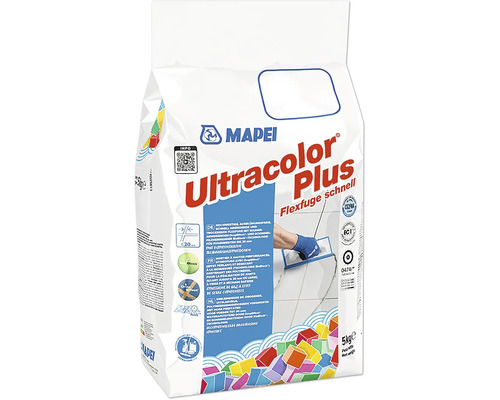 Mapei Ultracolor Plus Flexfuge Schnell 5 Kilogramm Sack fuer Fliesen