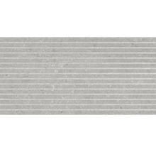Wandfliese mit Rillenstruktur und Natursteinoptik in Steinoptik für den Innenbereich