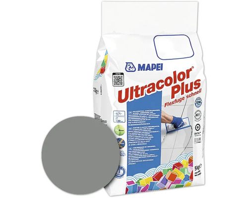 Mapei Ultracolor Plus Flexfuge schnell Fliesenmörtel 5 Kilogramm Sack in Grau
