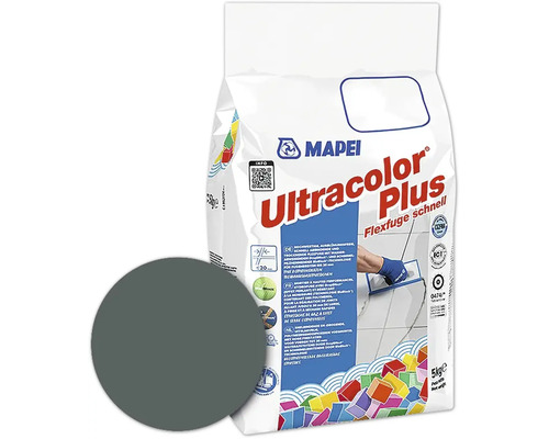 Mapei Ultracolor Plus Schnell Flexfuge, 5 Kilogramm Sack, hochwertiger Fugenmörtel für Fliesen und Naturstein mit wasserabweisendem Effekt