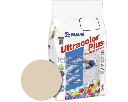 Mapei Ultracolor Plus Flexfuge Schnell 5 kg beiger Fugenmörtel für Wand und Boden mit wasserabweisender Technologie