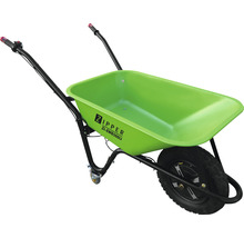 Grüne Schubkarre mit Elektroantrieb von Zipper